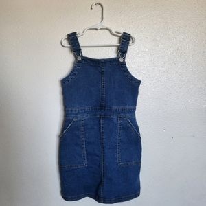 Denim Overall Dress